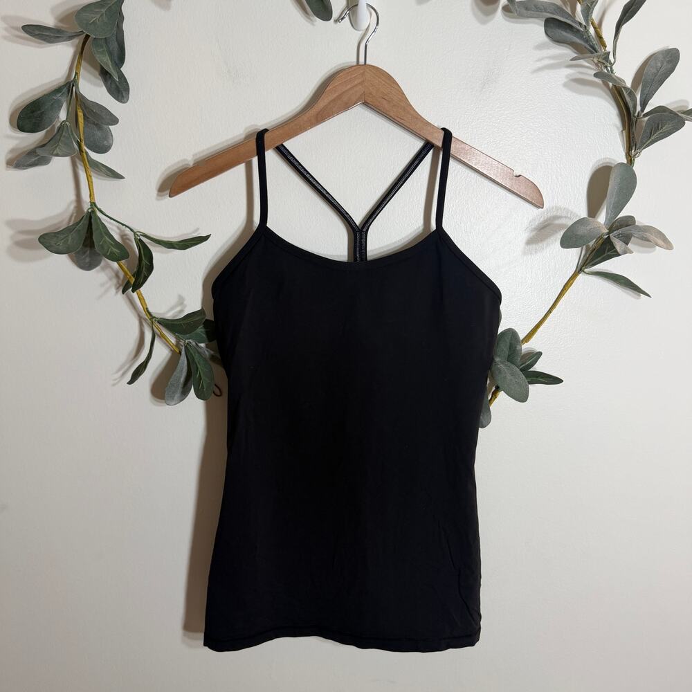 Lululemon Black Flow Y Tank